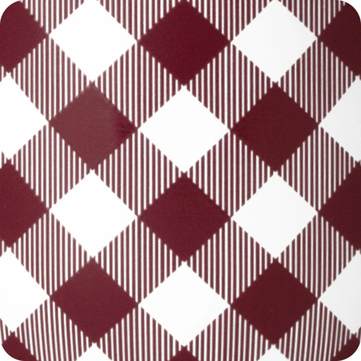 GAMEDAY GINGHAM MAROON PARTY CUP