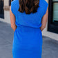 Z-SUPPLY: ROWAN TEXTURED DRESS BLUE WAVE