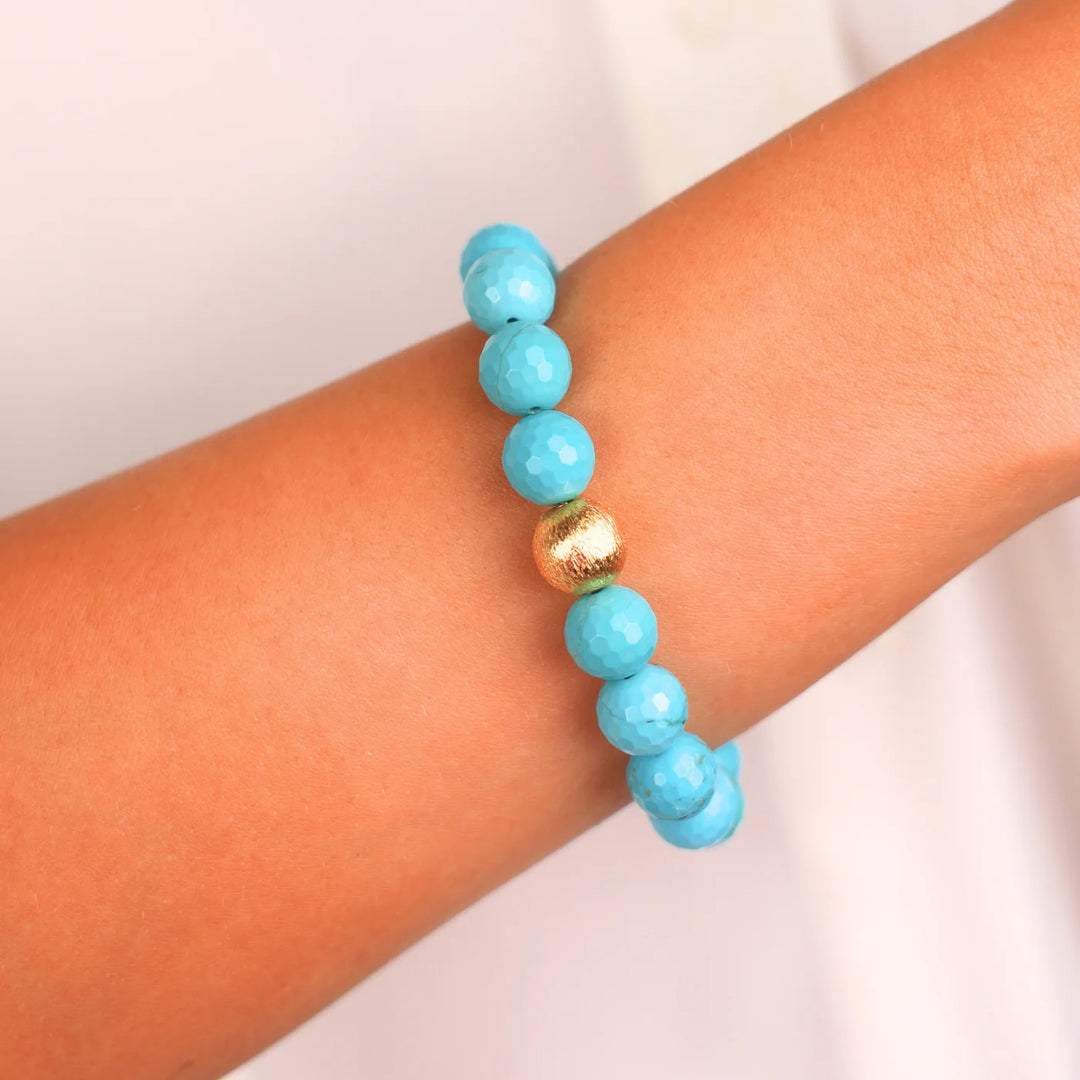 BUDHAGIRL: BLUE SKY BEADED BRACELET