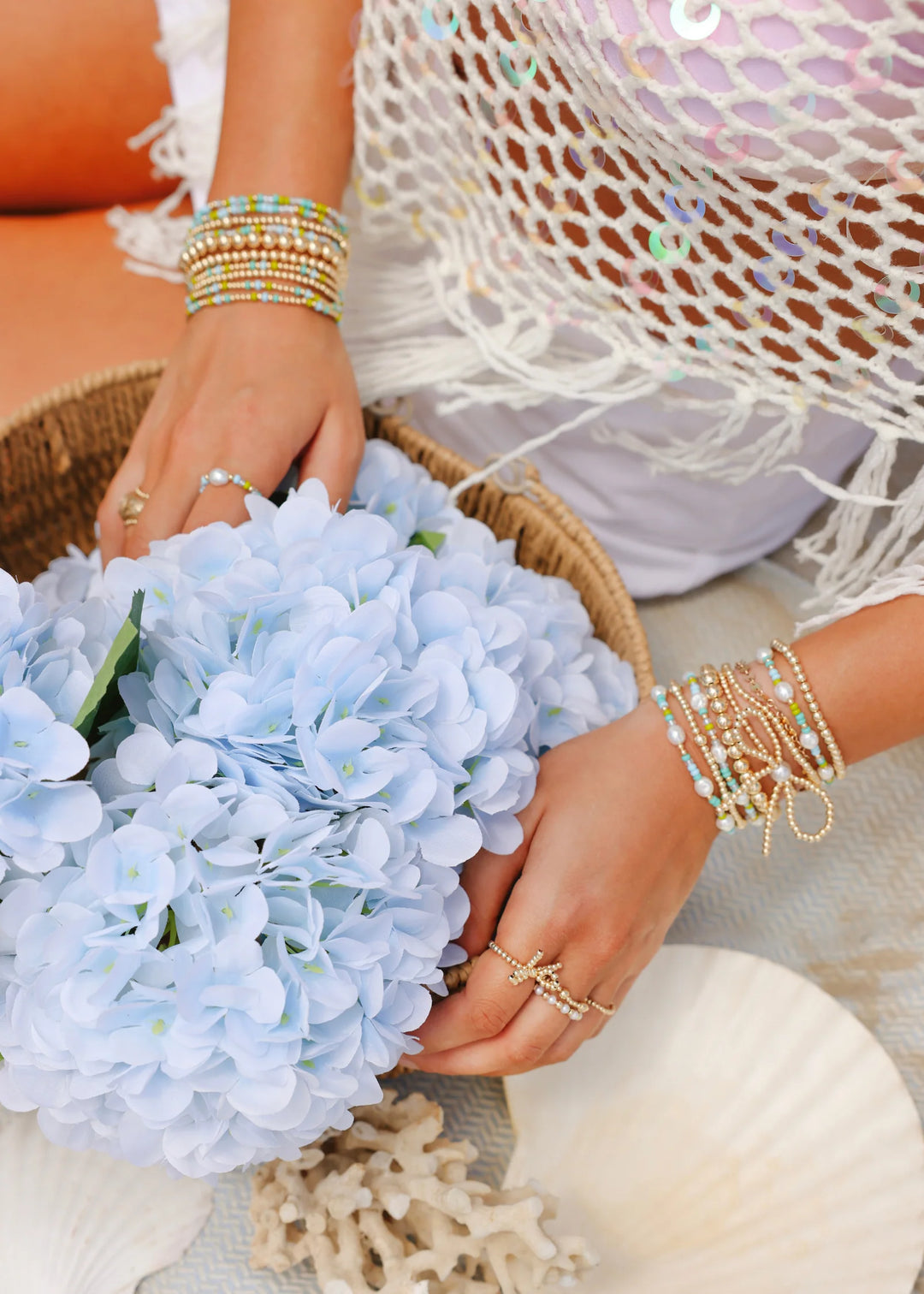 BEADED BLONDES: SPRINKLE BRACELET - CAPRI