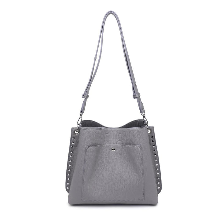 MODA LUXE: ELIZA CROSSBODY- GREY