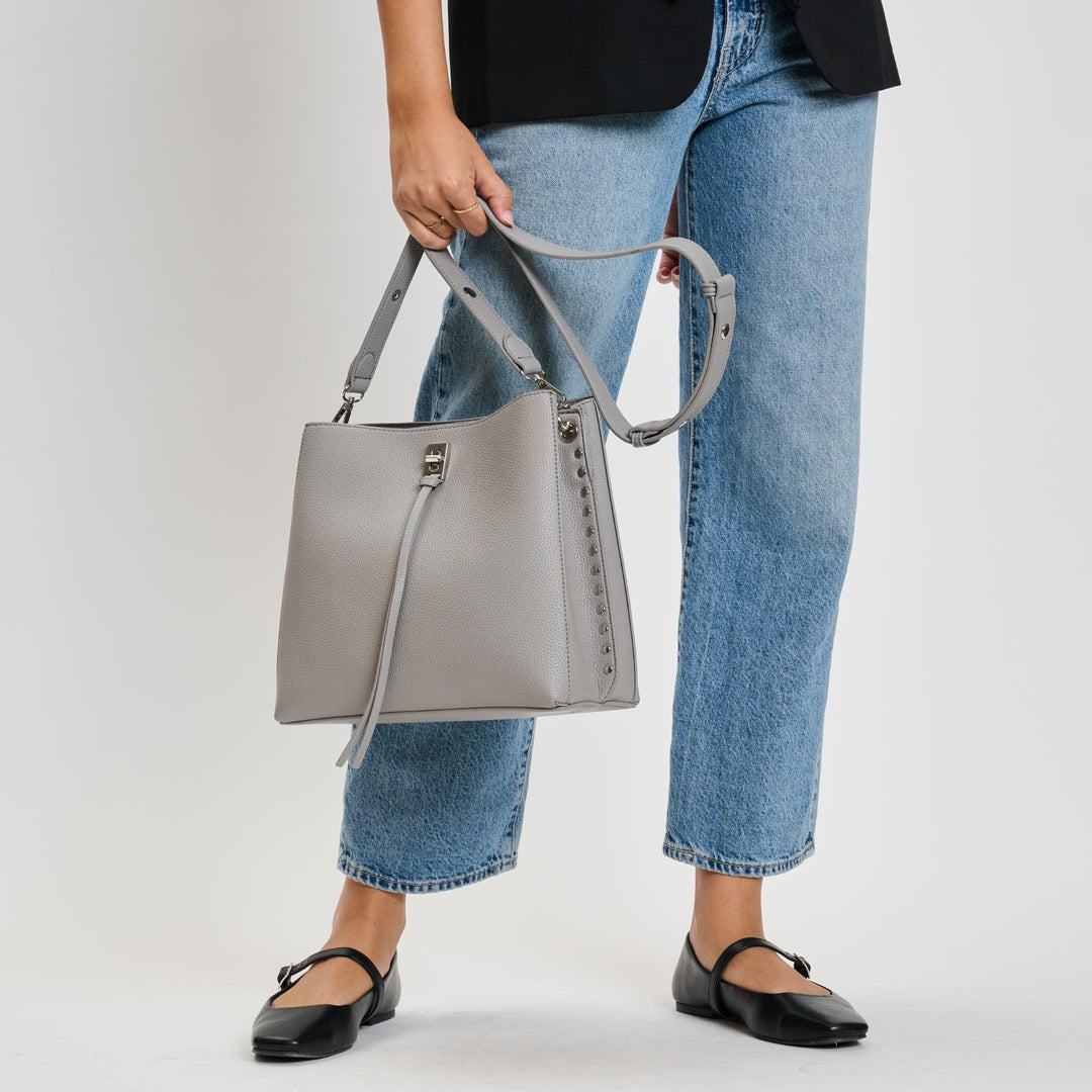 MODA LUXE: ELIZA CROSSBODY- GREY