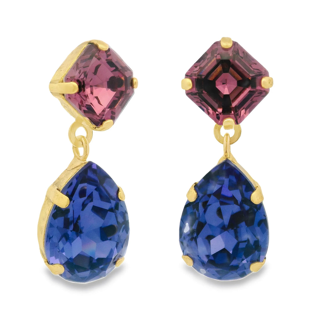 ESTELLE EARRINGS-TANZANITE