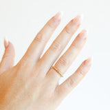 ELLA BEADED BAND RING
