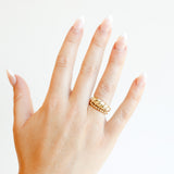 ELLA BEADED BAND RING