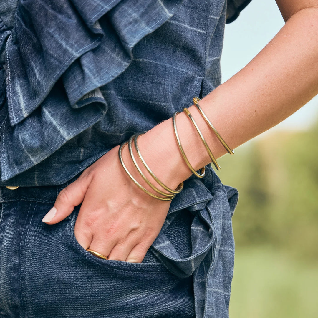 BUDHAGIRL: LUMINE ALL WEATHER BANGLES- ETOILE