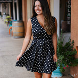 PRETTY IN POLKA DOTS DRESS