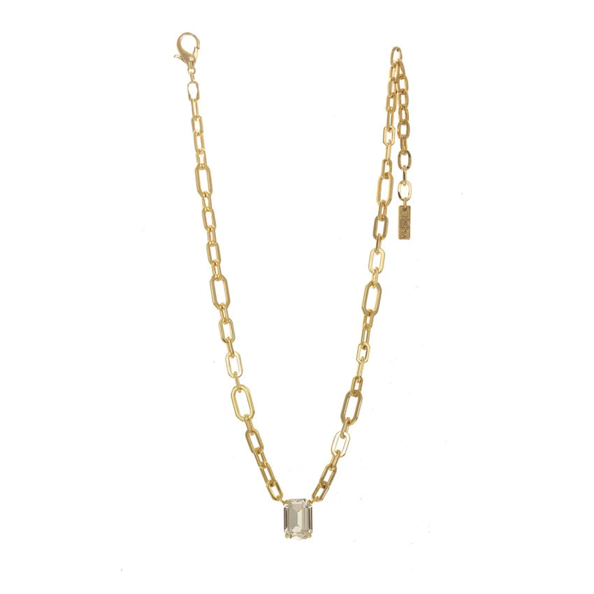 TOVA: DERKEA NECKLACE- CLEAR