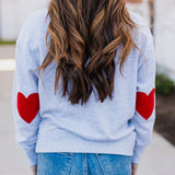 HEART BREAKER EMBROIDERED SWEATSHIRT