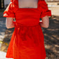 RED BABYDOLL DRESS