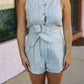 NEUTRAL STRIPE LINEN ROMPER