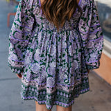 CACEE PRINT DRESS