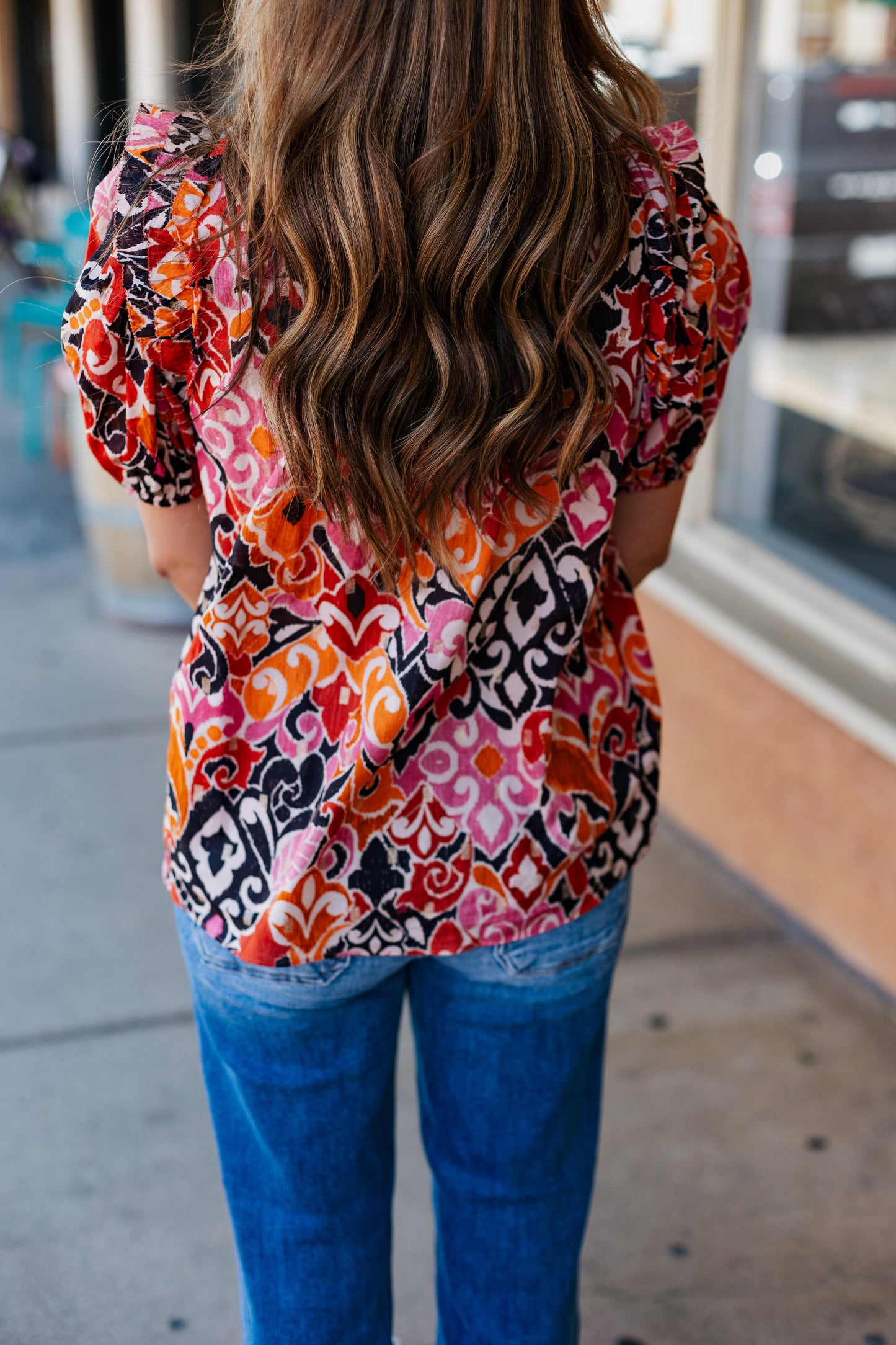 ADILENE PRINT TOP