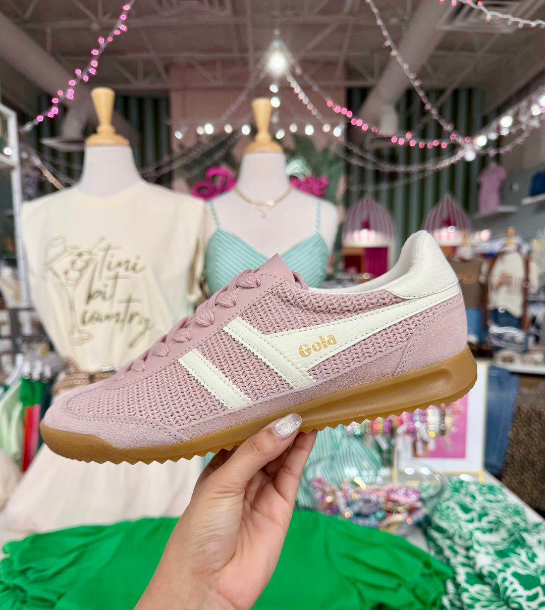 GOLA CLASSICS TORNADO ZEPHYR SNEAKER- CHALK PINK/OFF WHITE