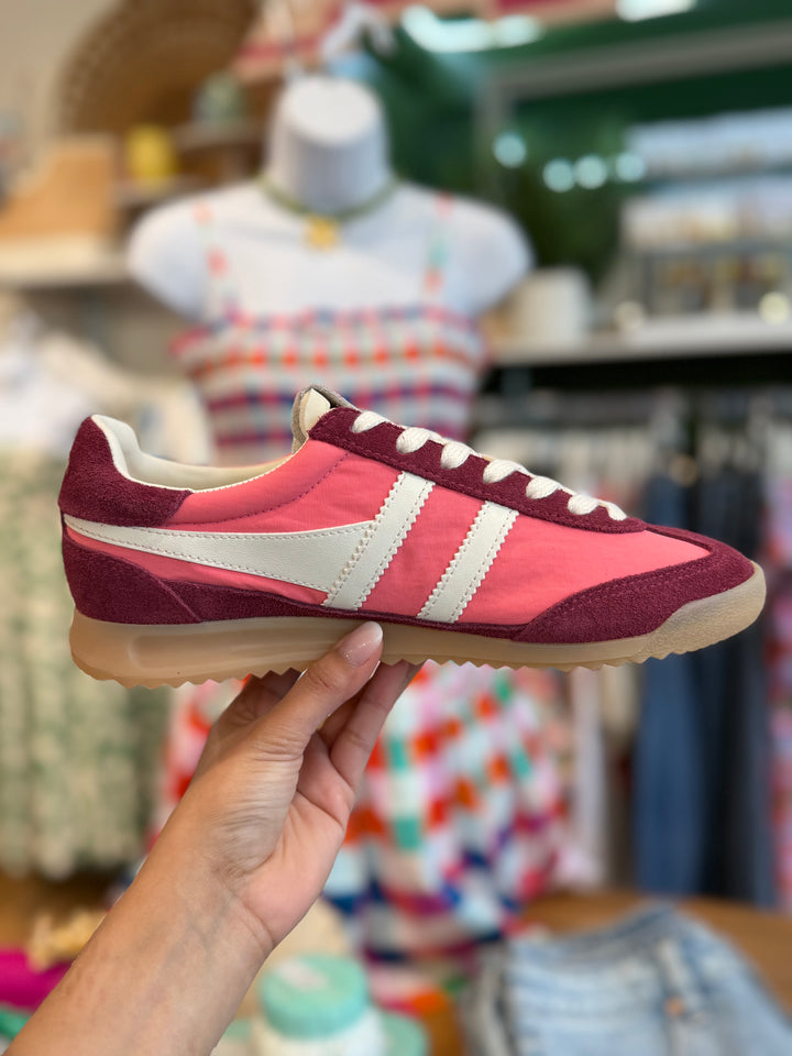GOLA CLASSICS FIREFLY SNEAKER-BUBBLEGUM/OFF WHITE