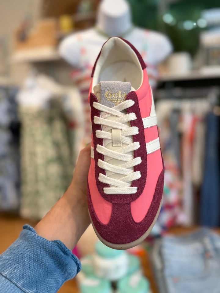 GOLA CLASSICS FIREFLY SNEAKER-BUBBLEGUM/OFF WHITE