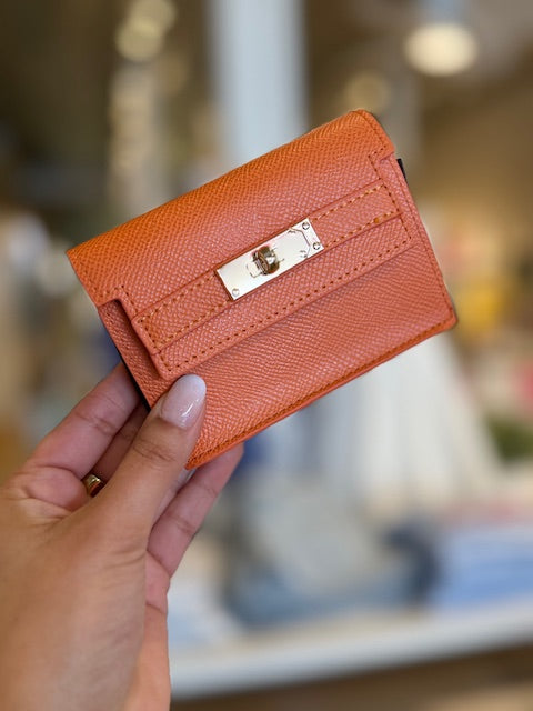 CLASSIC CARD WALLET- ORANGE