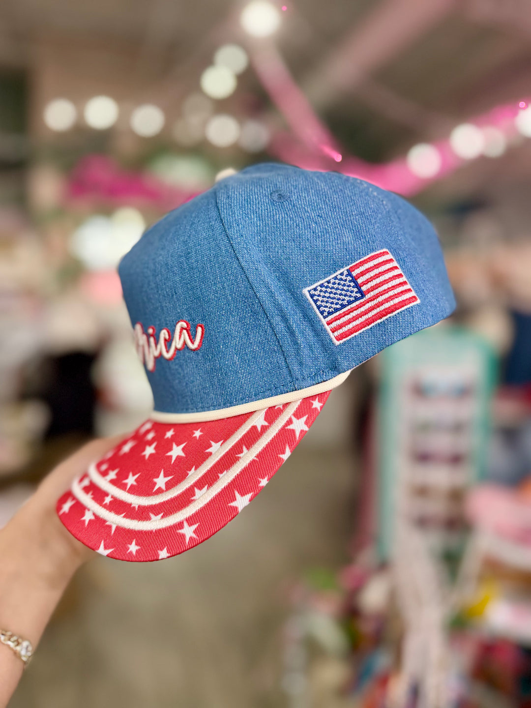AMERICA VINTAGE TRUCKER HAT