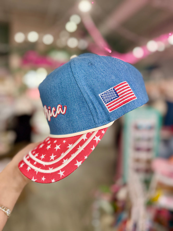 AMERICA VINTAGE TRUCKER HAT