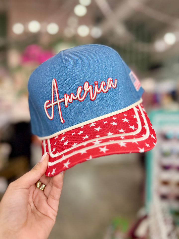 AMERICA VINTAGE TRUCKER HAT
