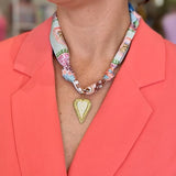 ZURI HEART SCARF NECKLACE