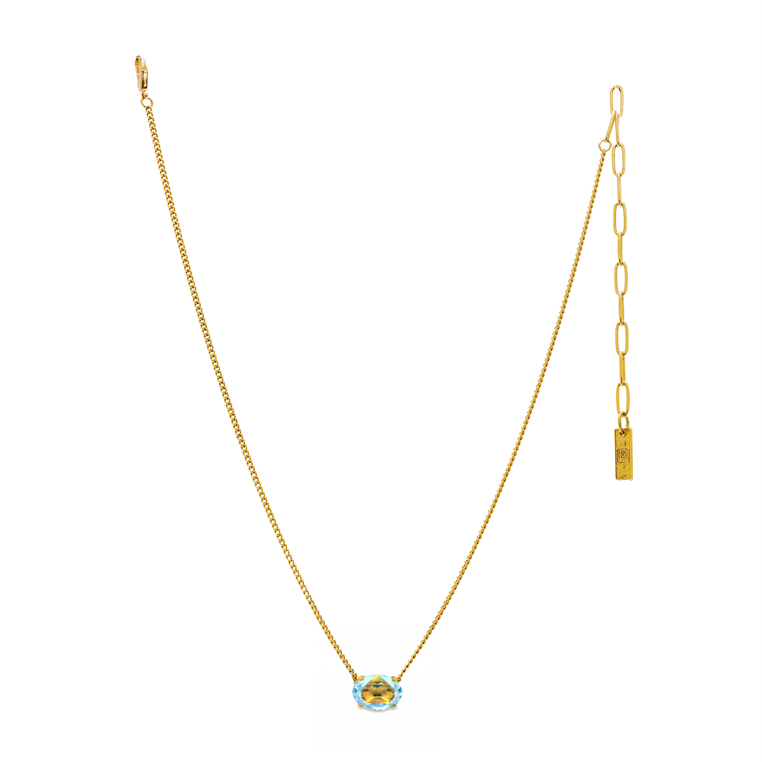 TOVA: IZA NECKLACE - LIGHT AZORE