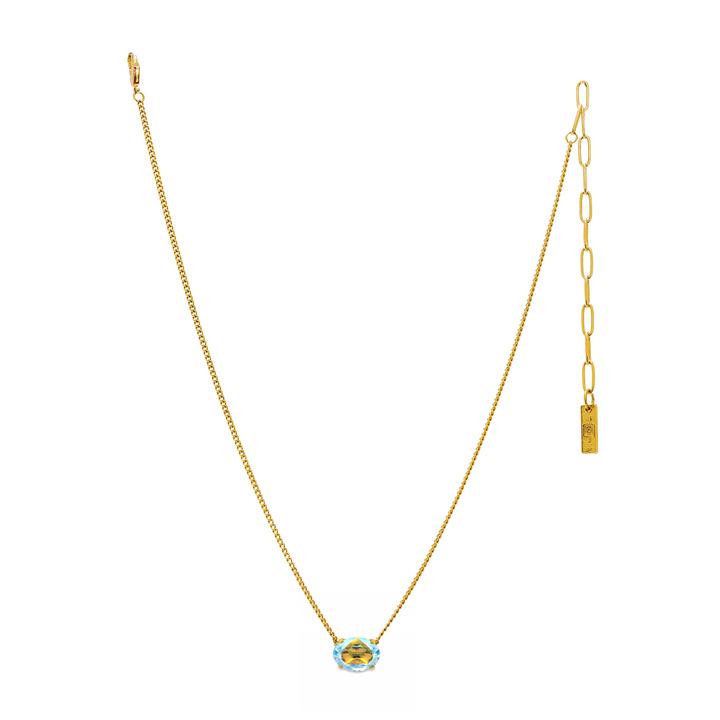 TOVA: IZA NECKLACE - LIGHT AZORE