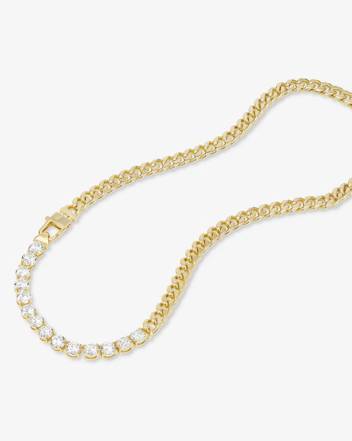 MELINDA MARIA: JULIAN REALLY LOVES DIAMONDS NECKLACE- 22 IN.