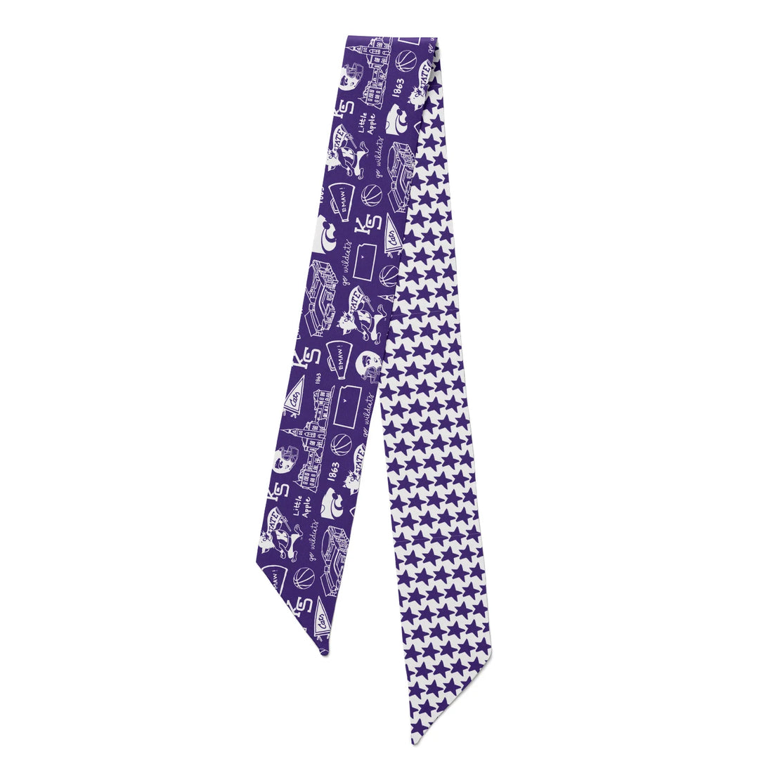 SIDELINE TWILLY SCARF: KANSAS STATE