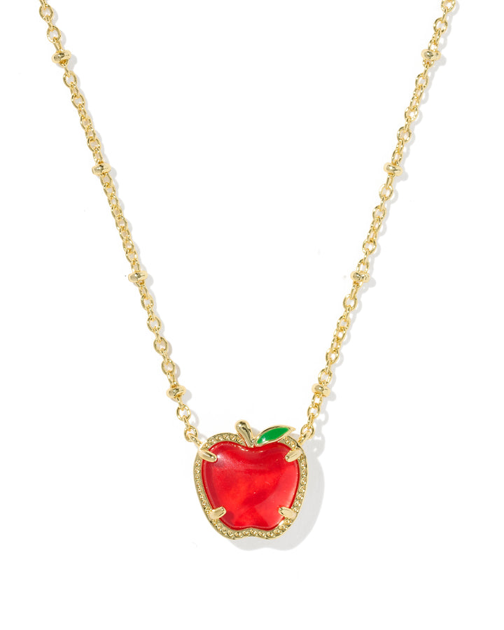 KENDRA SCOTT: APPLE PENDANT NECKLACE