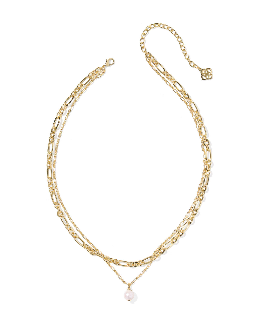 KENDRA SCOTT: GOLD ASHTON MULTI STRAND NECKLACE