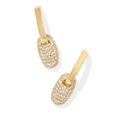 KENDRA SCOTT: BAILEY PAVE HUGGIE GOLD