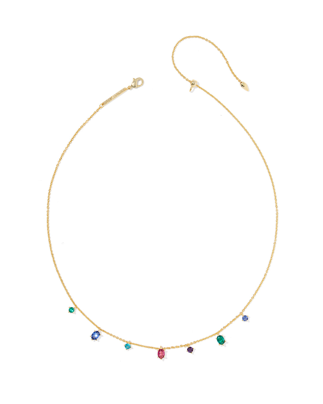 KENDRA SCOTT: GOLD MULTI MIX CAILIN DELICATE STRAND NECKLACE