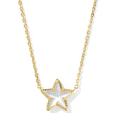 KENDRA SCOTT: IVORY MOTHER OF PEARL CASSIDY PENDANT
