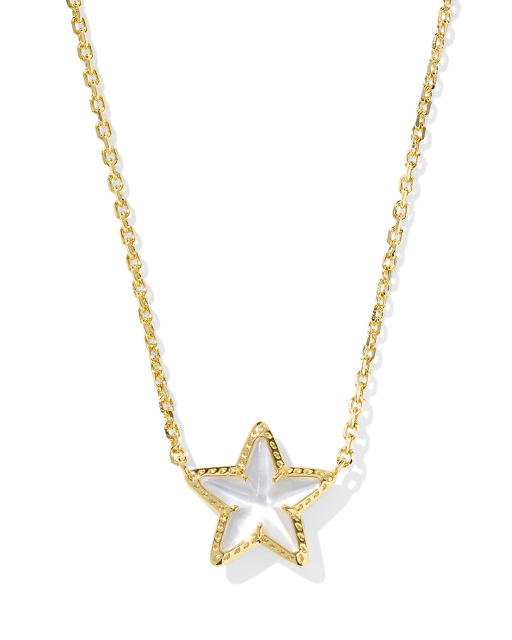 KENDRA SCOTT: IVORY MOTHER OF PEARL CASSIDY PENDANT