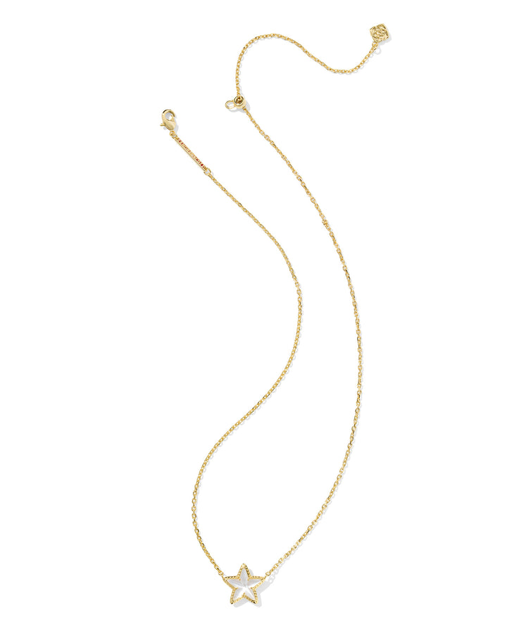 KENDRA SCOTT: IVORY MOTHER OF PEARL CASSIDY PENDANT