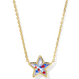 KENDRA SCOTT: RED, WHITE & BLUE CASSIDY PENDANT