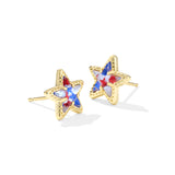 KENDRA SCOTT: RED, WHITE & BLUE CASSIDY STUD