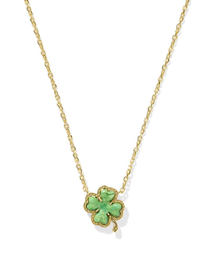 KENDRA SCOTT: CLOVER PENDANT NECKLACE