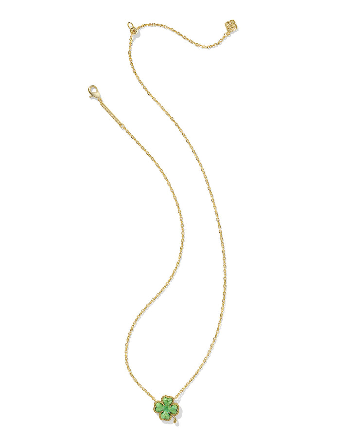 KENDRA SCOTT: CLOVER PENDANT NECKLACE