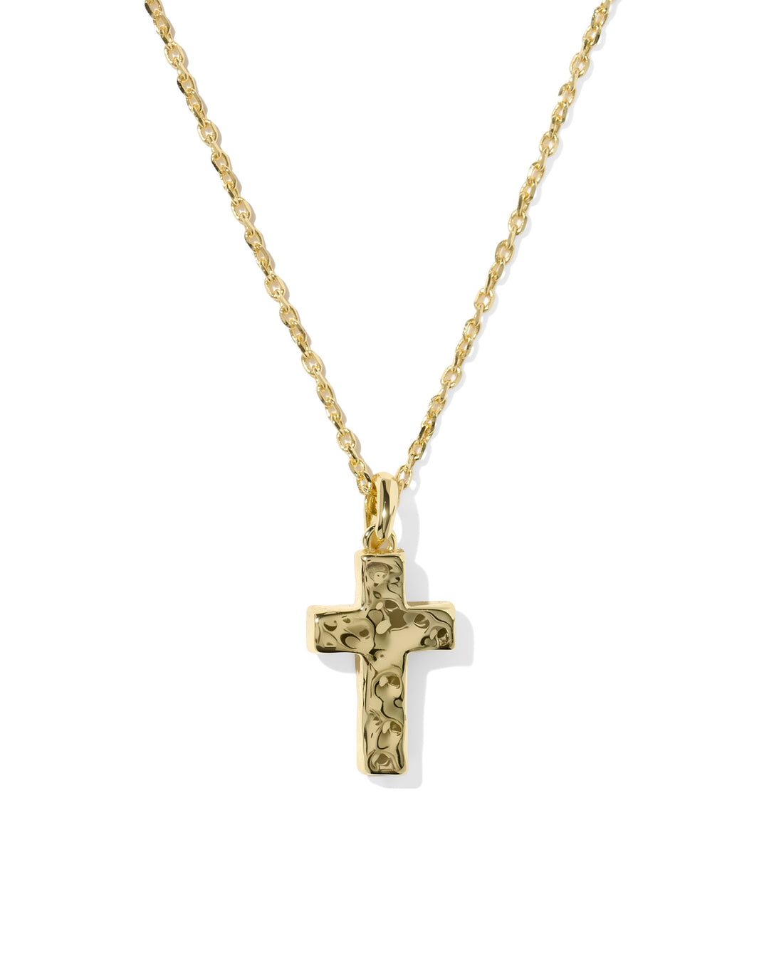KENDRA SCOTT: CROSS NECKLACE-PINK