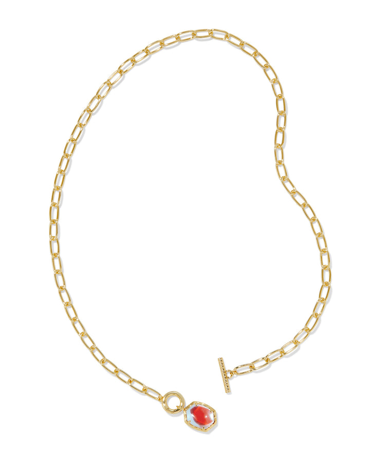 KENDRA SCOTT: DICHROIC GLASS DAPHNE PENDANT NECKLACE