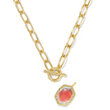 KENDRA SCOTT: DICHROIC GLASS DAPHNE PENDANT NECKLACE