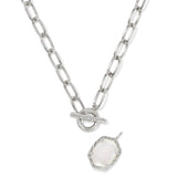 KENDRA SCOTT: IVORY MOP DAPHNE PENDANT NECKLACE