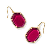 KENDRA SCOTT: DAPHNE PAVE FRAMED DROP EARRING