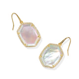 KENDRA SCOTT: DAPHNE PAVE FRAMED DROP EARRING