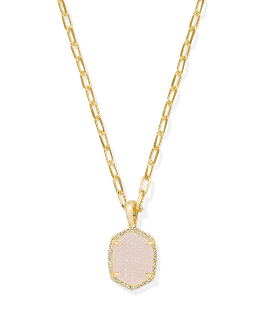 KENDRA SCOTT: DAPHNE FRAMED PENDANT NECKLACE