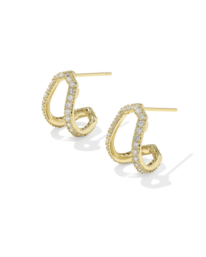 KENDRA SCOTT: PAVE HUGGIE-GOLD