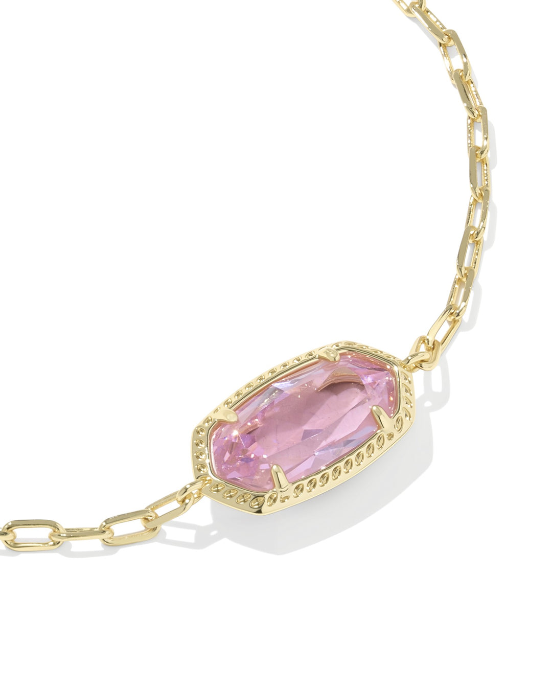 KENDRA SCOTT: ELAINA LUXE CHAIN BRACELET- GOLD/PINK