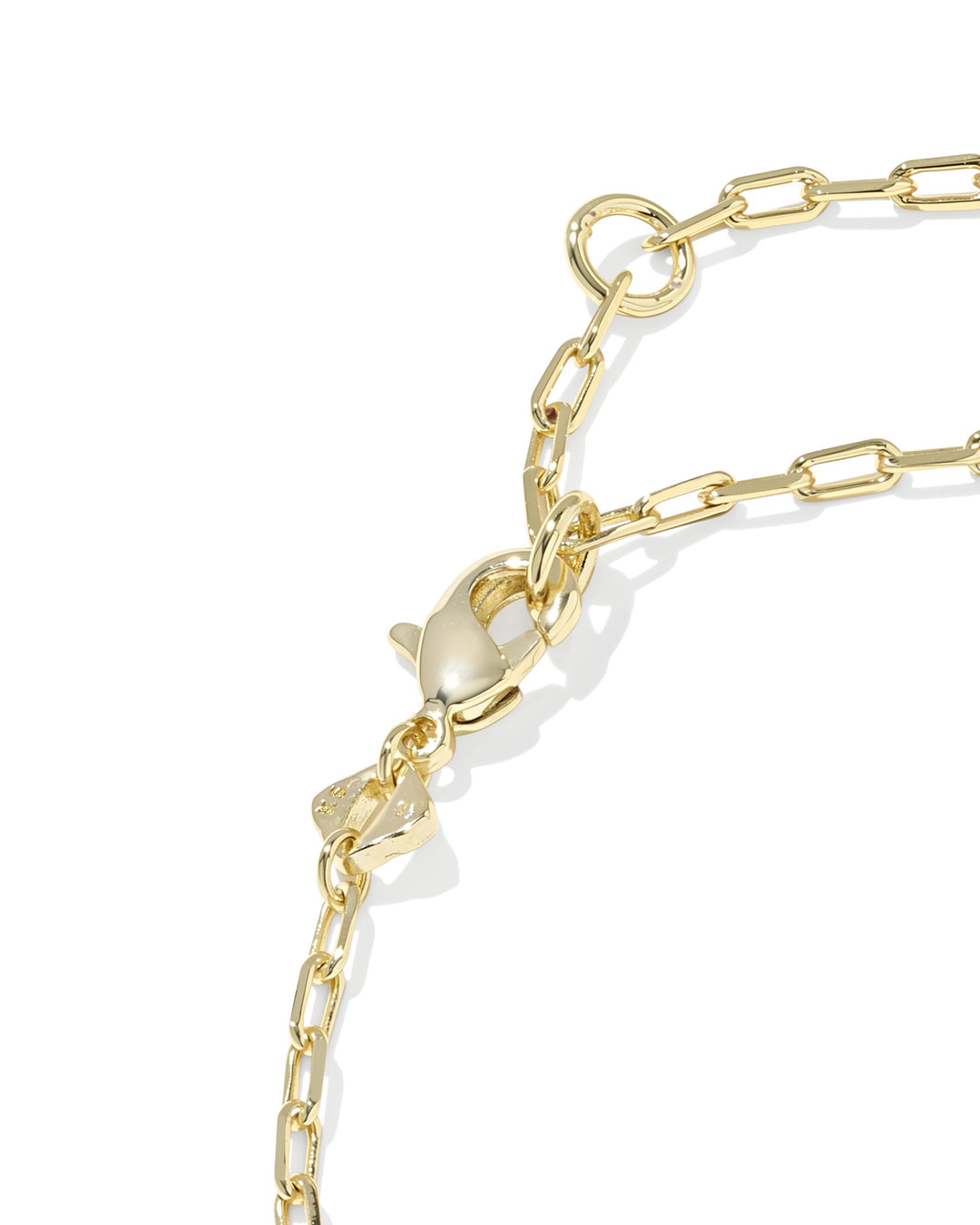 KENDRA SCOTT: ELAINA LUXE CHAIN BRACELET- GOLD/PINK